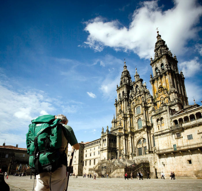 Fin du voyage à la Cathédrale de Saint-Jacques-de-Compostelle | © Turismo de Galicia