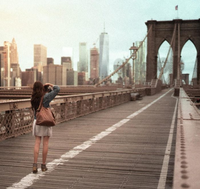 New York vu depuis le Pont de Brooklyn