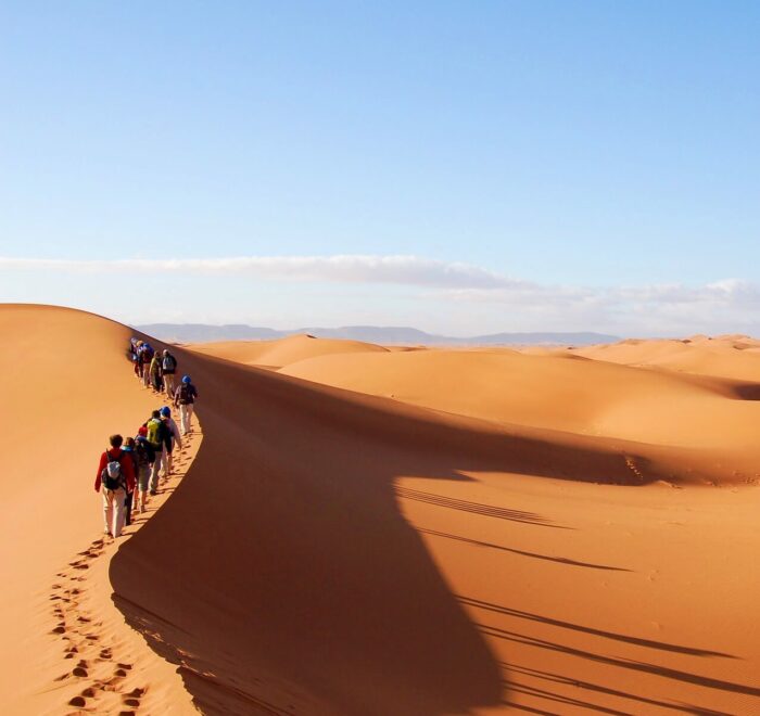 4 jours de trek entre célibataires dans le désert du Maroc