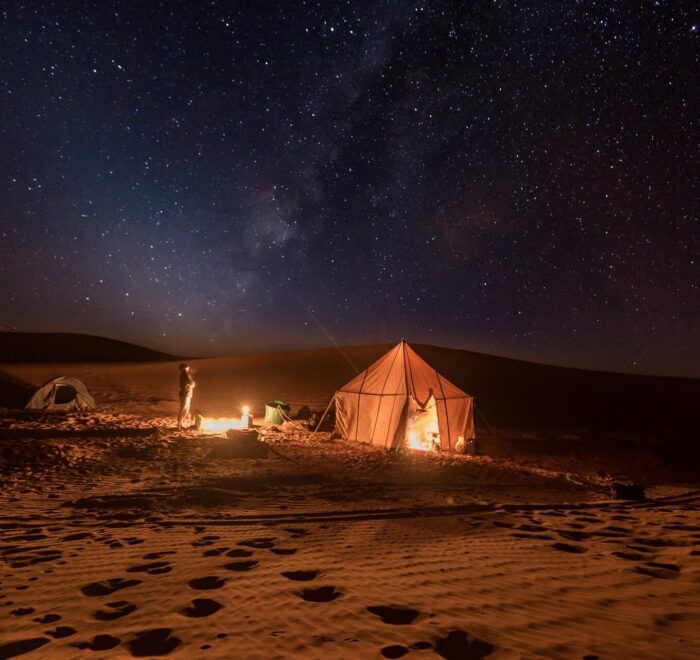 Votre bivouac en plein désert sous les étoiles | © Mélodie du désert